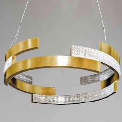 Φωτιστικό Οροφής Led Χρυσό