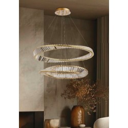 Led Φωτιστικό Οροφής με Κρύσταλα