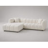 Εκρού Γωνιακός Καναπές 