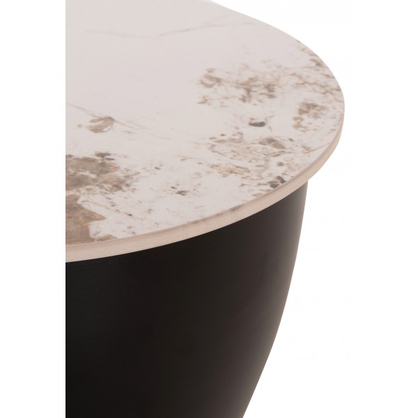 Μεταλλικό Coffee Table με Sintered Stone Top Μεταλλικό Coffee Table με Sintered Stone Top