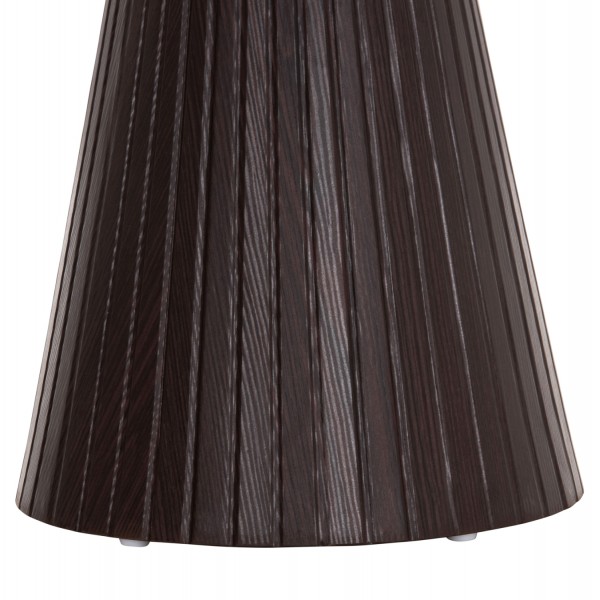 Στρογγυλό side table με κεραμική επιφάνεια και βάση mdf