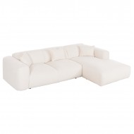 Λευκός Γωνιακός Καναπές 