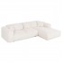 Λευκός Γωνιακός Καναπές 