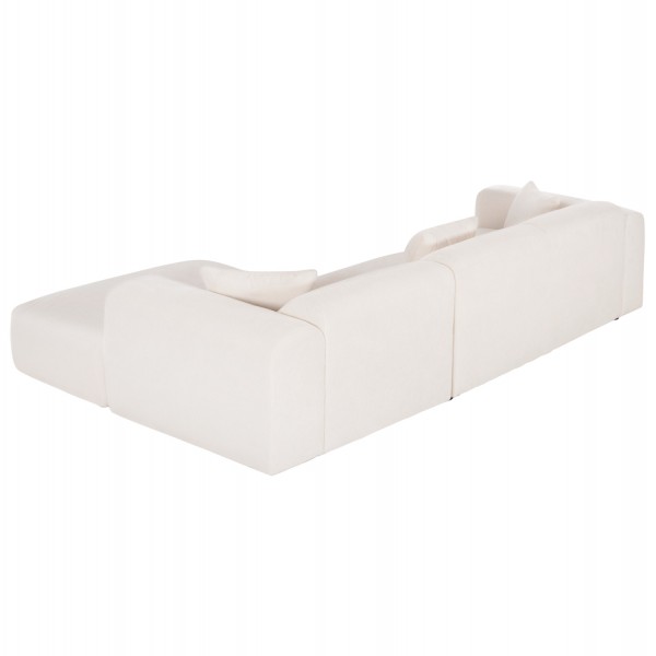 Λευκός Γωνιακός Καναπές 