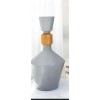 Βάζο Τσιμέντου με Ξύλο Teak