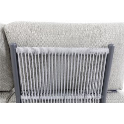 Γκρι Γωνιακό Καθιστικό Αλουμινίου