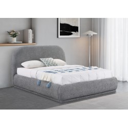Κρεβάτι με Αποθηκευτικό Χώρο Γκρι