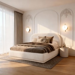 Κρεβάτι με Αποθηκευτικό Χώρο Λευκό