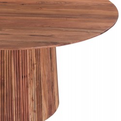 Στρογγυλό Τραπέζι από Ξύλο Ακακίας Στρογγυλό Τραπέζι από Ξύλο Ακακίας