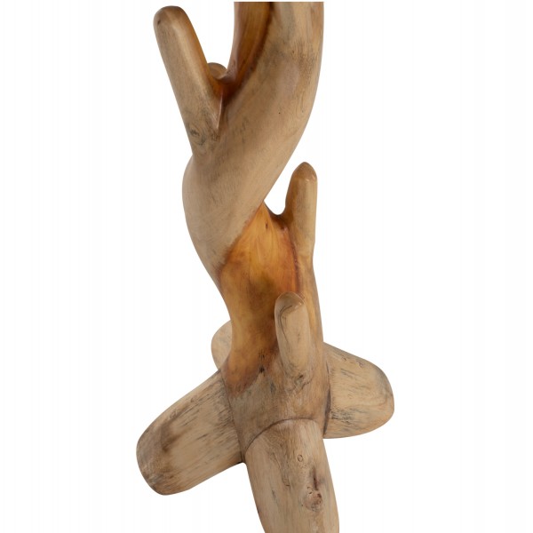 Κρεμάστρα Δαπέδου από Ξύλο Suar