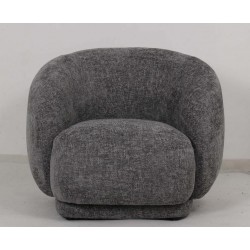 Γκρι Μπουκλε Πολυθρόνα