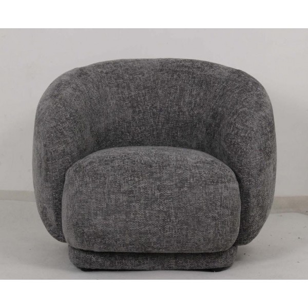 Γκρι Μπουκλε Πολυθρόνα