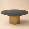 Μεταλλικό Coffee Table Μαύρο Χρυσό large