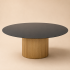 Μεταλλικό Coffee Table Μαύρο Χρυσό large
