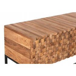 Κονσόλα με 4 Συρτάρια από Ξύλο Teak