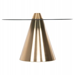 Μεταλλικά Τραπεζάκια με Γυαλί set 2 Τεμαχίων