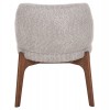 Καρέκλα από Ξύλο Καουτσούκ και Μπεζ Μπουκλέ Ύφασμα Καρέκλα από Ξύλο Καουτσούκ και Μπεζ Μπουκλέ Ύφασμα