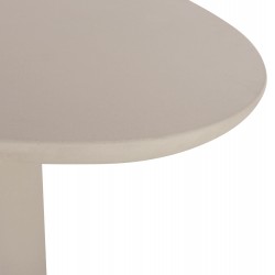 Οβάλ  Κρεμ Τραπέζι Δείπνου από Ινοσιμέντο