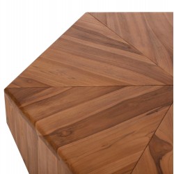 Εξάγωνο Coffee Table από Ξύλο Teak Εξάγωνο Coffee Table από Ξύλο Teak