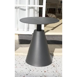 Side Table Αλουμινίου Γκρι