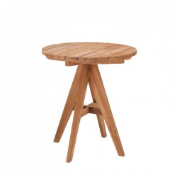 Στρογγυλό Τραπέζι από Ξύλο Teak D:60cm Στρογγυλό Τραπέζι από Ξύλο Teak D:60cm