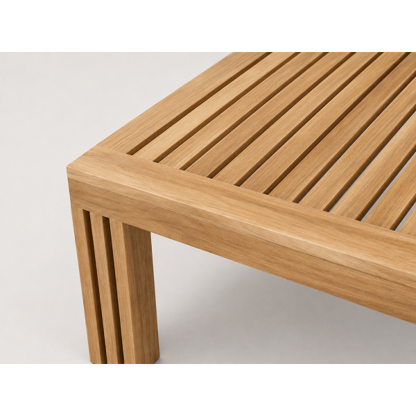 Coffee Table από Μασίφ Ξύλο Teak 1.5m