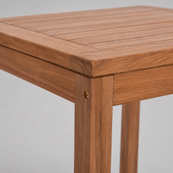 Τραπέζι Bar από Ξύλο Teak 
