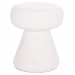 Λευκό Side Table / Σκαμπώ Τσιμέντου Λευκό Side Table / Σκαμπώ Τσιμέντου