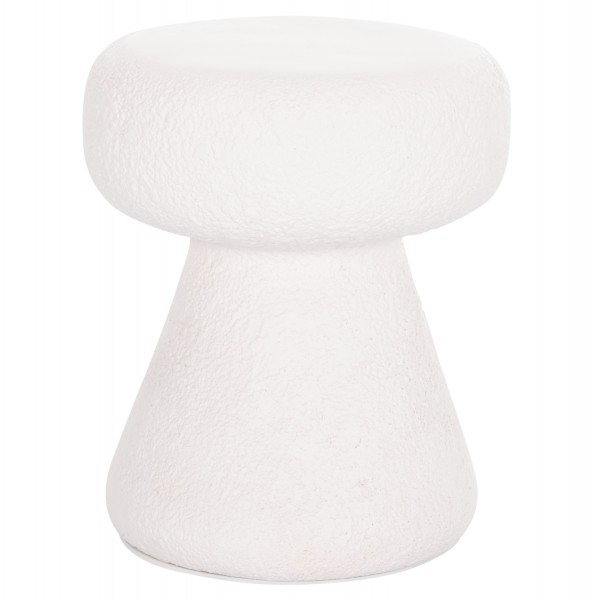 Λευκό Side Table / Σκαμπώ Τσιμέντου Λευκό Side Table / Σκαμπώ Τσιμέντου