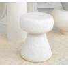 Λευκό Side Table / Σκαμπώ Τσιμέντου Λευκό Side Table / Σκαμπώ Τσιμέντου