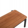 Μπεζ καθιστικό Αλουμινίου με Ξύλο Teak Set 4 τεμαχίων Μπεζ καθιστικό Αλουμινίου με Ξύλο Teak Set 4 τεμαχίων