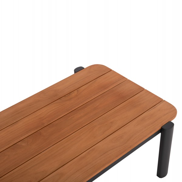 Μπεζ καθιστικό Αλουμινίου με Ξύλο Teak Set 4 τεμαχίων Μπεζ καθιστικό Αλουμινίου με Ξύλο Teak Set 4 τεμαχίων