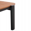Μπεζ καθιστικό Αλουμινίου με Ξύλο Teak Set 4 τεμαχίων Μπεζ καθιστικό Αλουμινίου με Ξύλο Teak Set 4 τεμαχίων