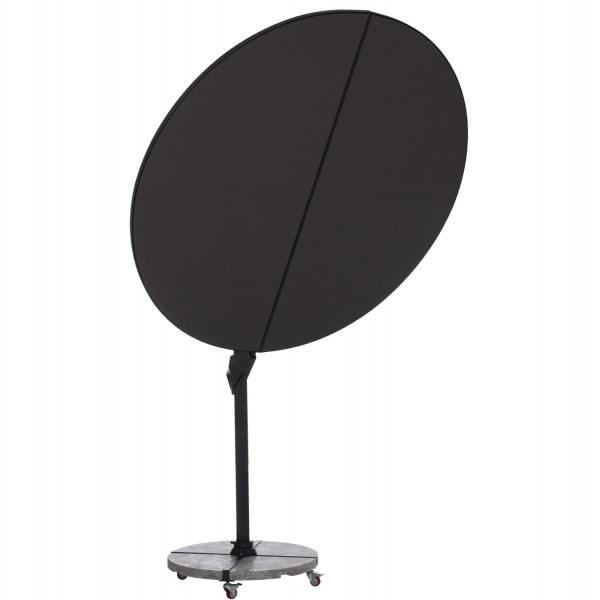 Γωνιακή Σκούρο Γκρι Ομπρέλα 2,2Μ