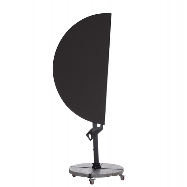 Γωνιακή Σκούρο Γκρι Ομπρέλα 2,2Μ