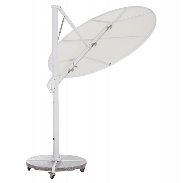 Γωνιακή Λευκή Ομπρέλα 2,2Μ