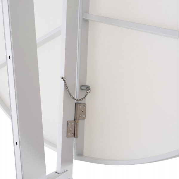 Γωνιακή Λευκή Ομπρέλα 2,2Μ