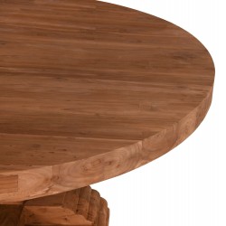 Στρογγυλό Τραπέζι από Ανακυκλωμένο Ξύλο Teak Στρογγυλό Τραπέζι από Ανακυκλωμένο Ξύλο Teak