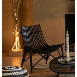Μαύρη Πολυθρόνα Bamboo Μαύρη Πολυθρόνα Bamboo