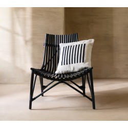 Μαύρη Πολυθρόνα Bamboo Μαύρη Πολυθρόνα Bamboo