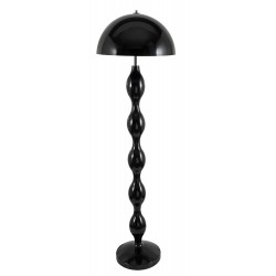 Μαύρη Μεταλλική Λάμπα Δαπέδου