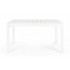 Λευκό Επεκτεινόμενο Τραπέζι Αλουμινίου
