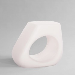 Λευκό Side Table Τσιμέντου Λευκό Side Table Τσιμέντου