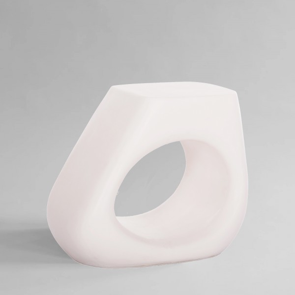 Λευκό Side Table Τσιμέντου Λευκό Side Table Τσιμέντου