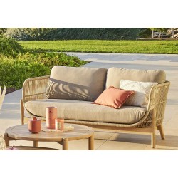 Καναπές 2 Θέσεων από Ξύλο Ακακίας