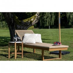 Ξαπλώστρα από Ξύλο teak με Σχοινί Viro Ξαπλώστρα από Ξύλο teak με Σχοινί Viro