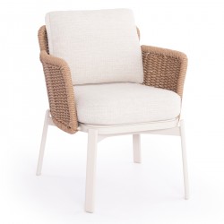 Καρέκλα Αλουμινίου με Συνθετικό Rattan