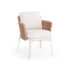 Καρέκλα Αλουμινίου με Συνθετικό Rattan