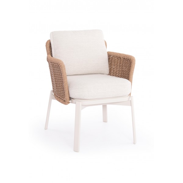 Καρέκλα Αλουμινίου με Συνθετικό Rattan