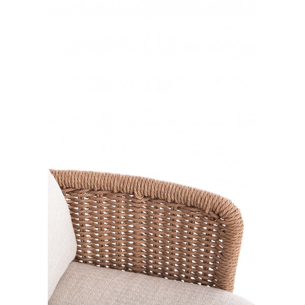 Καρέκλα Αλουμινίου με Συνθετικό Rattan